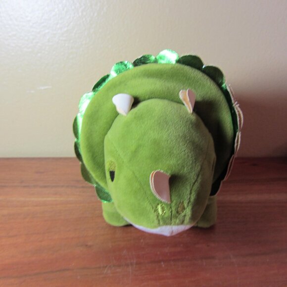 plush cute Mochipuni 2020 green triceratops (T626) - Picture 3 of 11